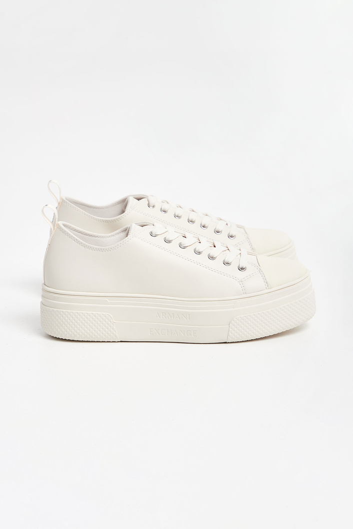 Sneakersy skórzane ARMANI EXCHANGE