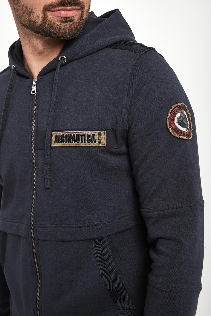 Bluza męska z kapturem AERONAUTICA MILITARE