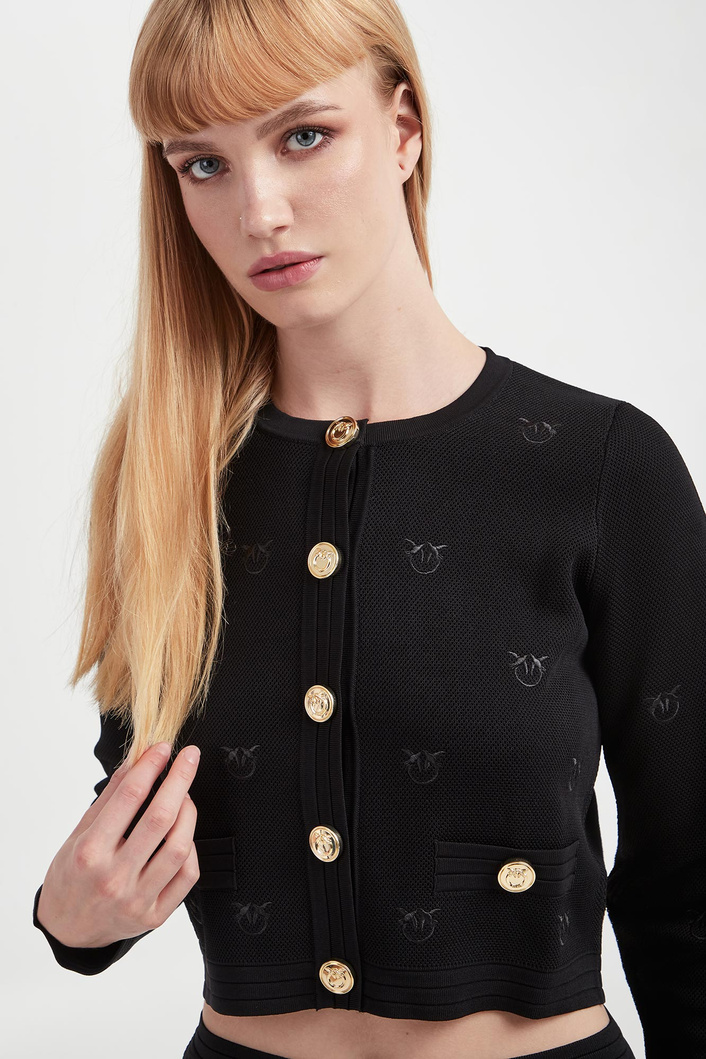 Żakiet żakardowy Orca PINKO