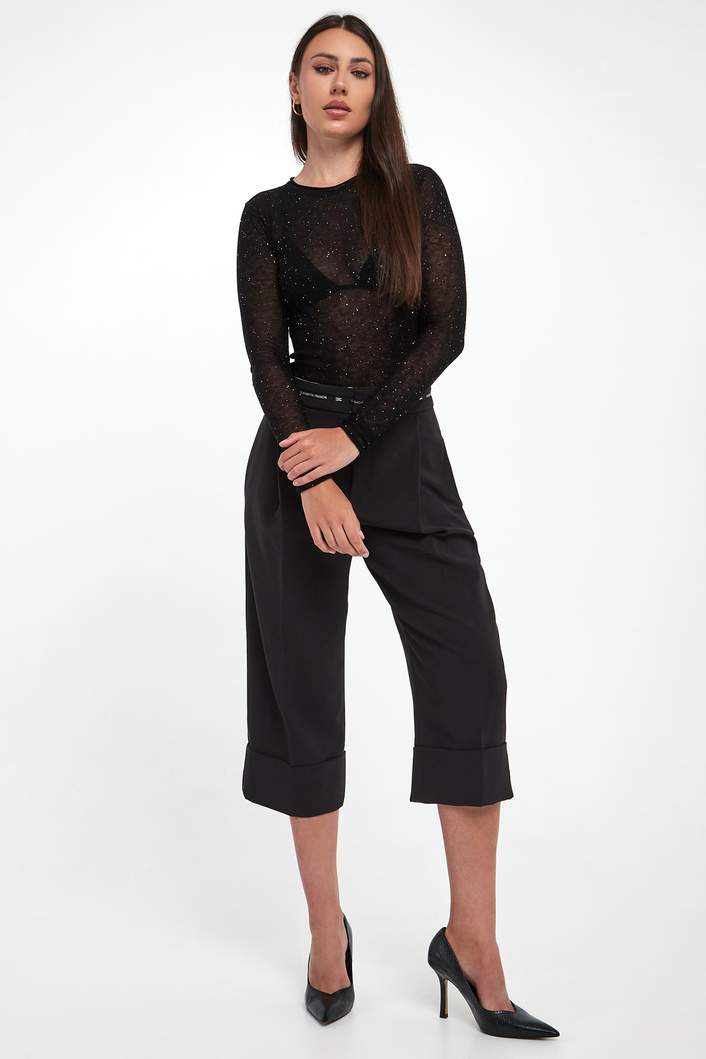 Longsleeve damski wełniany Pico PINKO