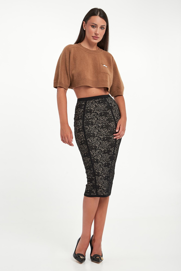 Sweter damski z kaszmirem ELISABETTA FRANCHI