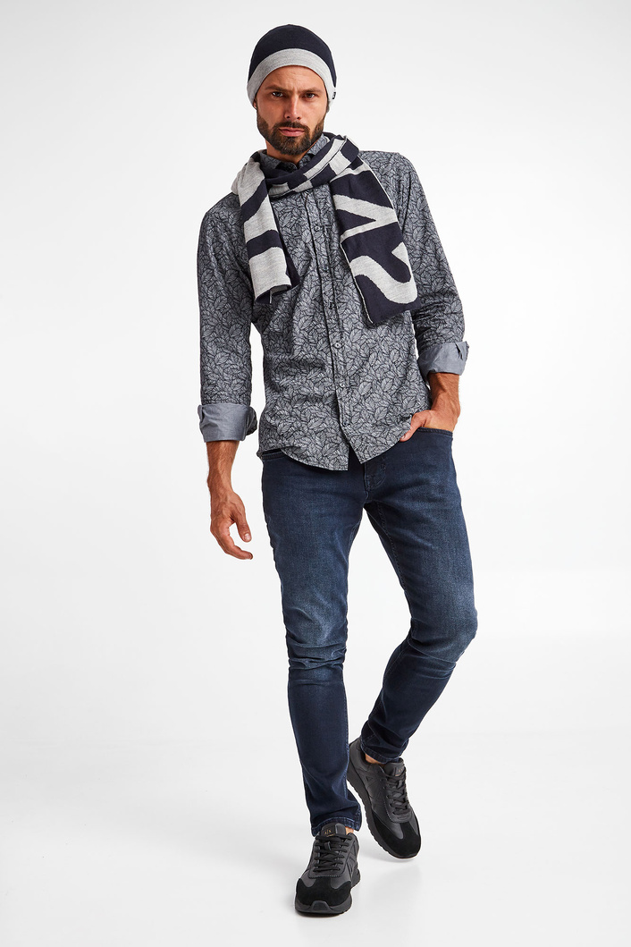 Komplet wełniany szal + czapka JOOP! JEANS