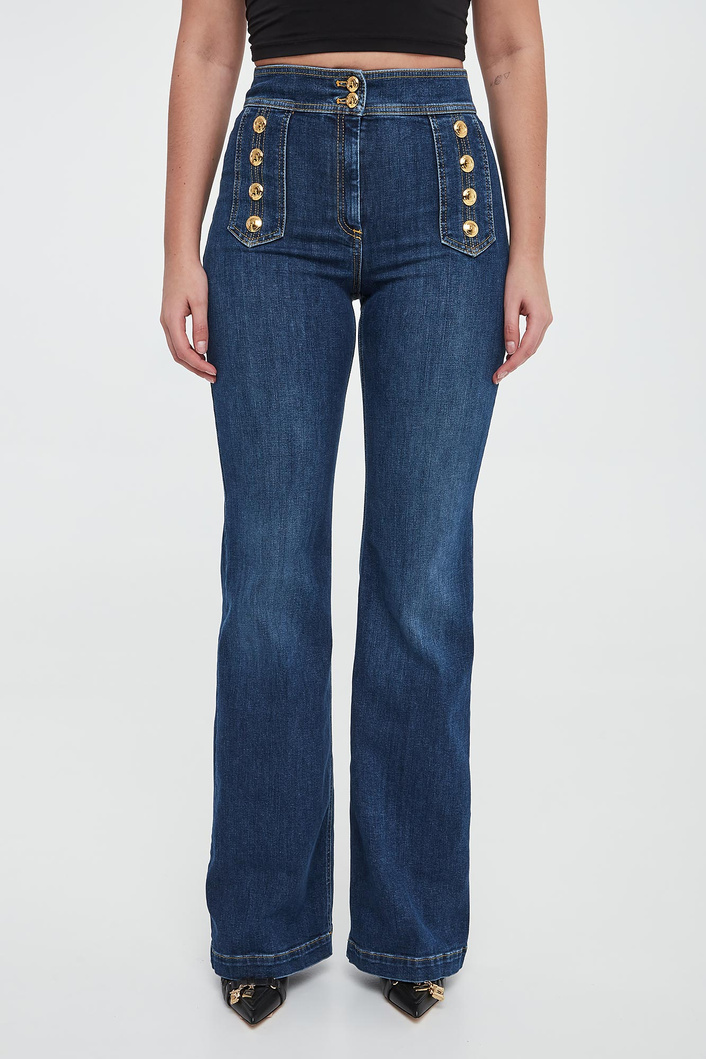 Jeansy damskie palazzo ELISABETTA FRANCHI