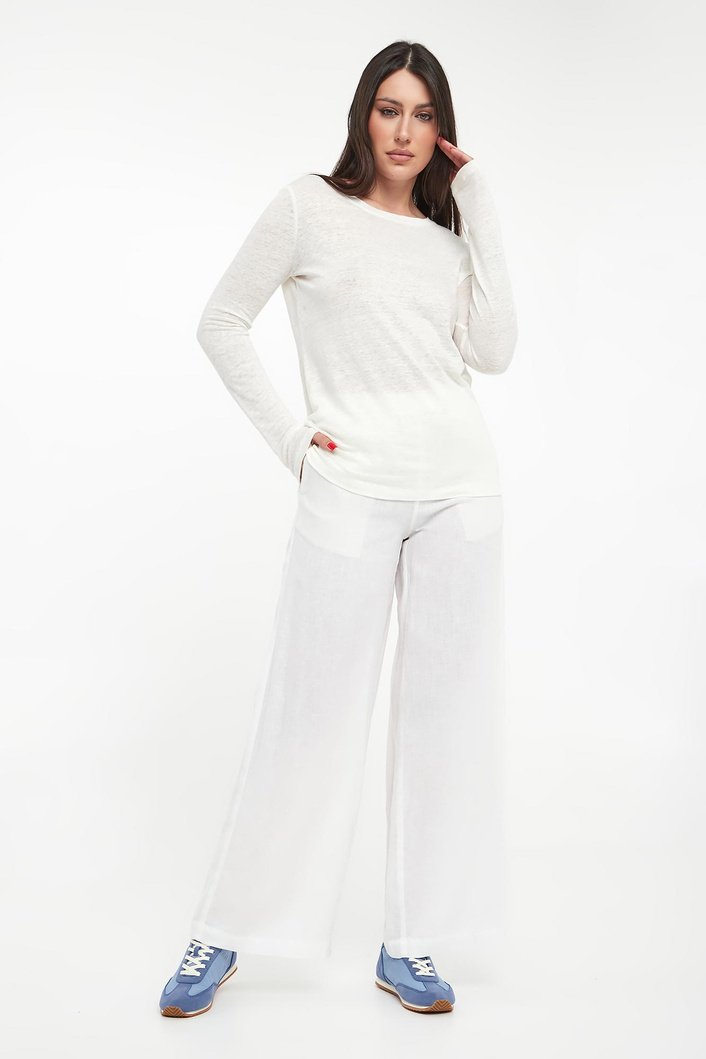 Longsleeve damski lniany Cale ECOALF