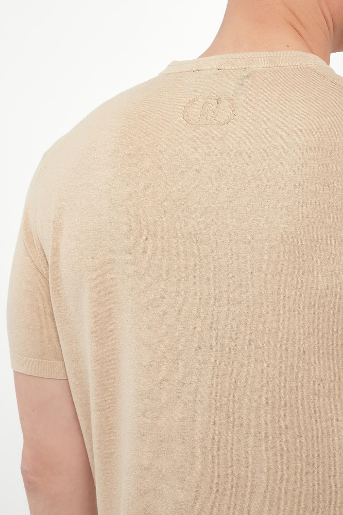 T-shirt męski z lnem LIU JO