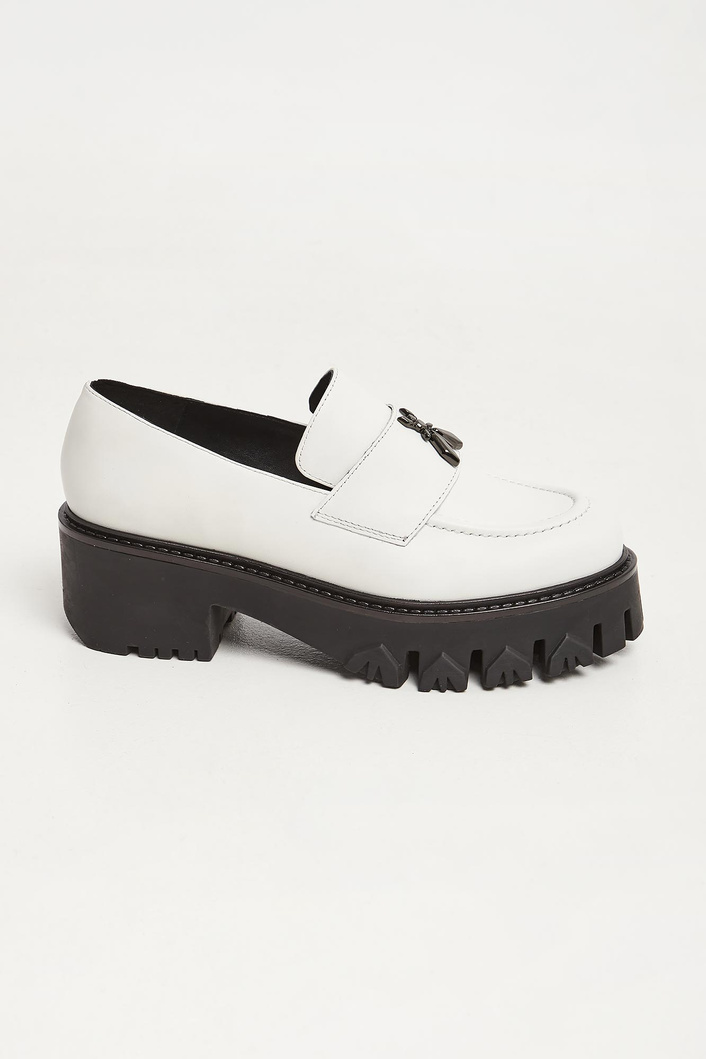 Loafersy damskie skórzane PATRIZIA PEPE