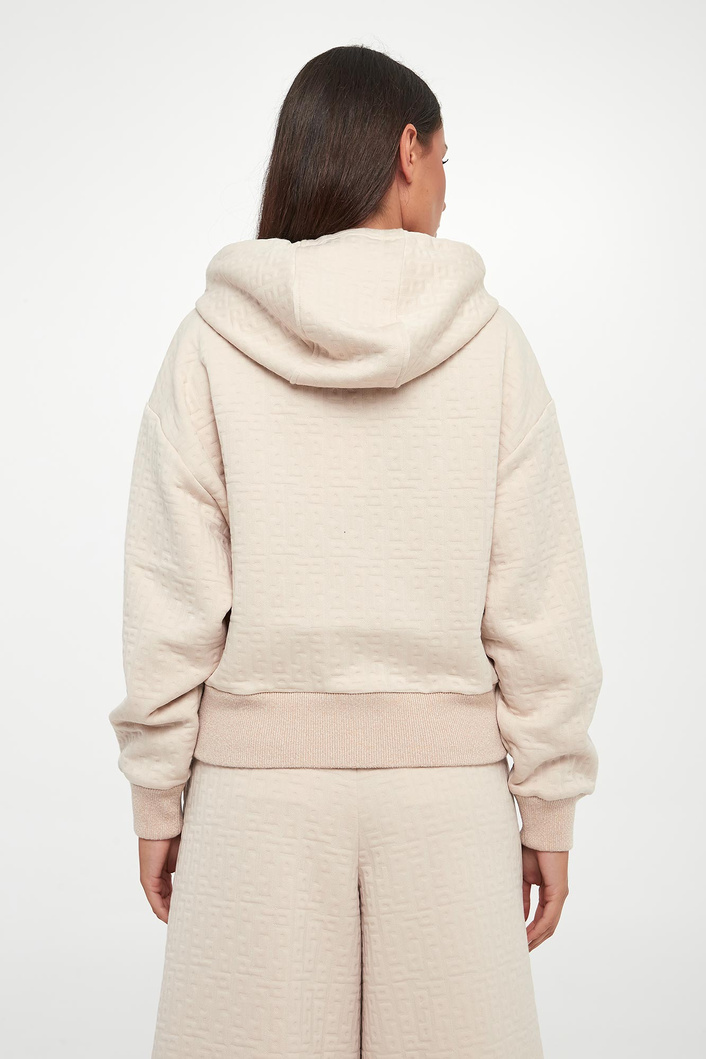 Bluza damska rozpinana z kapturem PESERICO