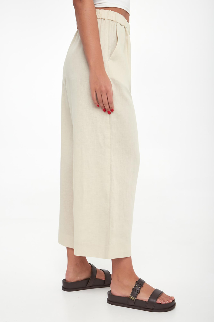 Spodnie damskie lniane Canneti MM