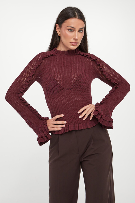 Sweter damski ażurowy Mulino MARELLA