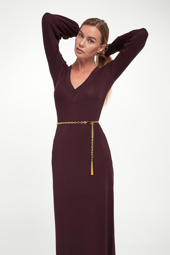 Sukienka z jedwabiem ELISABETTA FRANCHI