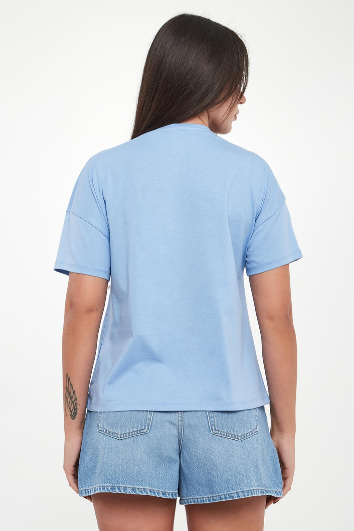 T-shirt damski z logo LIU JO