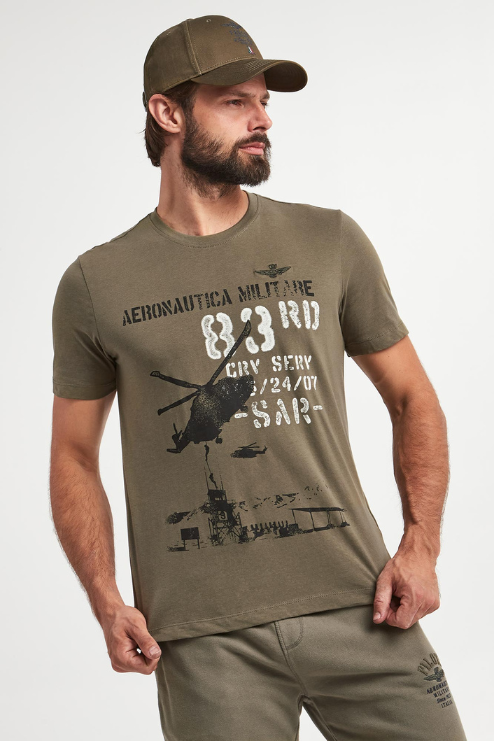T-shirt męski AERONAUTICA MILITARE