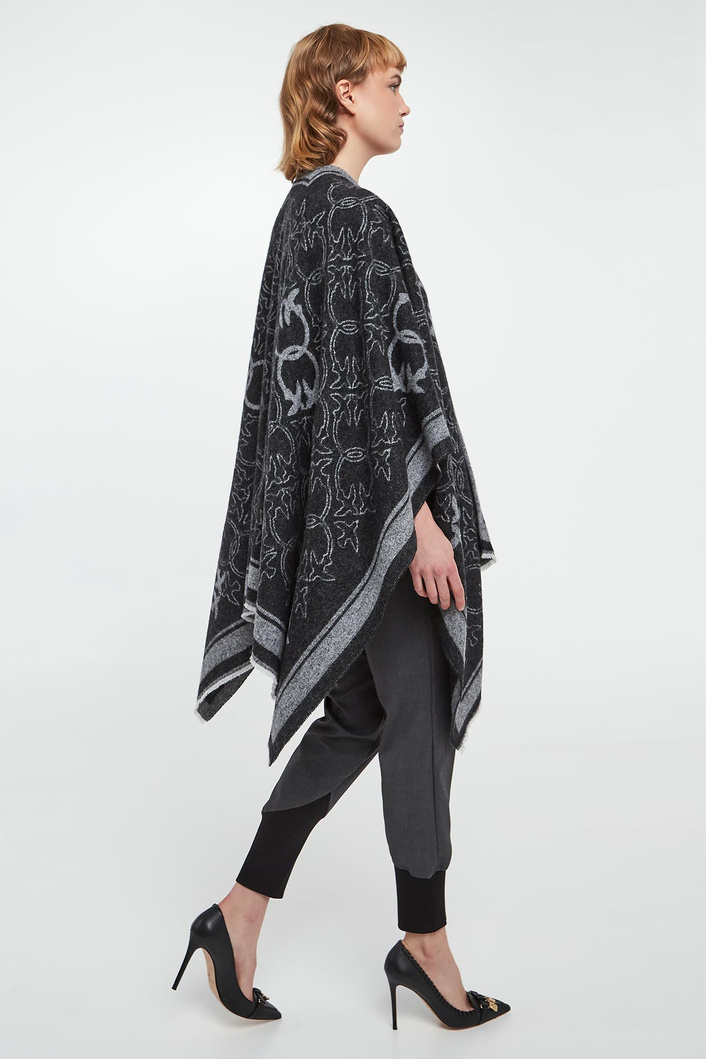 Ponczo damskie wełniane Croazia PINKO