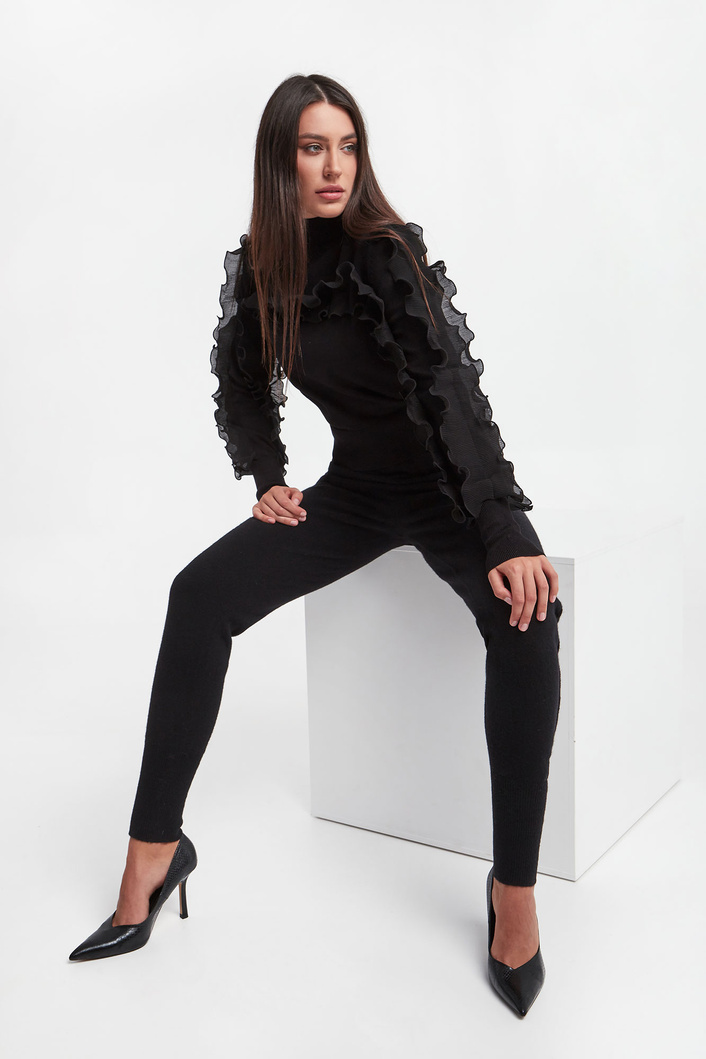 Spodnie wełniane TWINSET