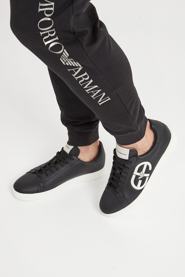 Sneakersy męskie skórzane EMPORIO ARMANI