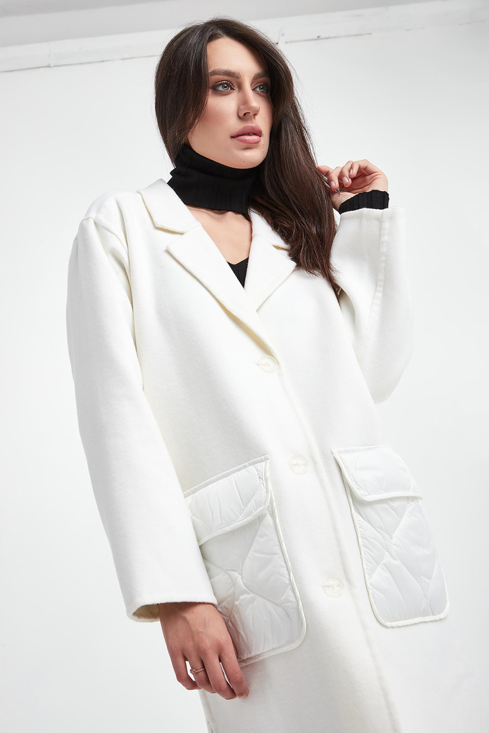 Płaszcz damski wełniany ICE PLAY