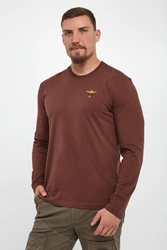 Longsleeve męski z logo AERONAUTICA MILITARE