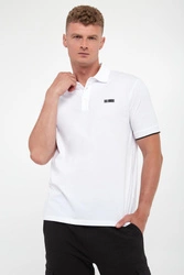 Polo męskie z logo KARL LAGERFELD