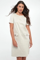 Sukienka zamszowa JOSEPH RIBKOFF