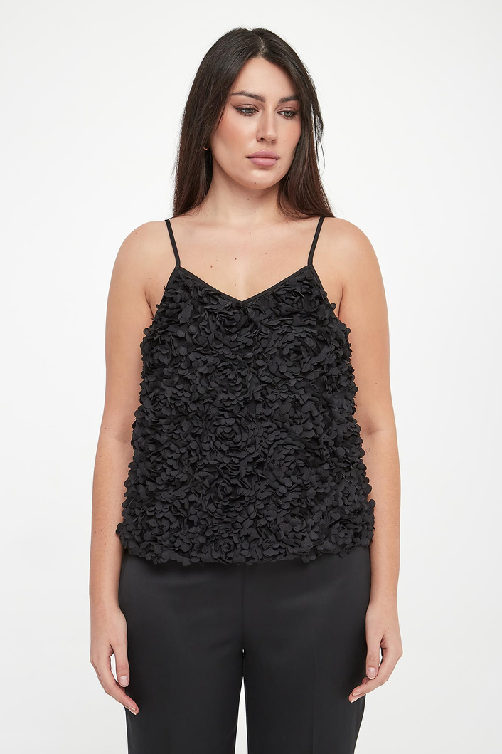 Top damski z kwiatami TWINSET ACTITUDE