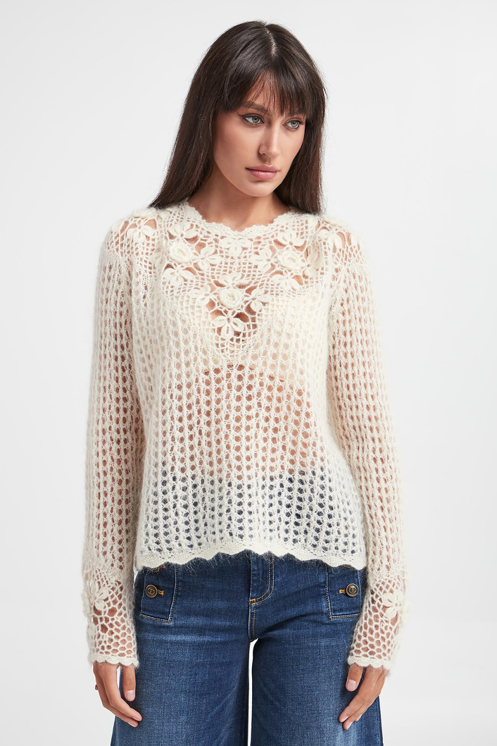 Sweter damski ażurowy TWINSET