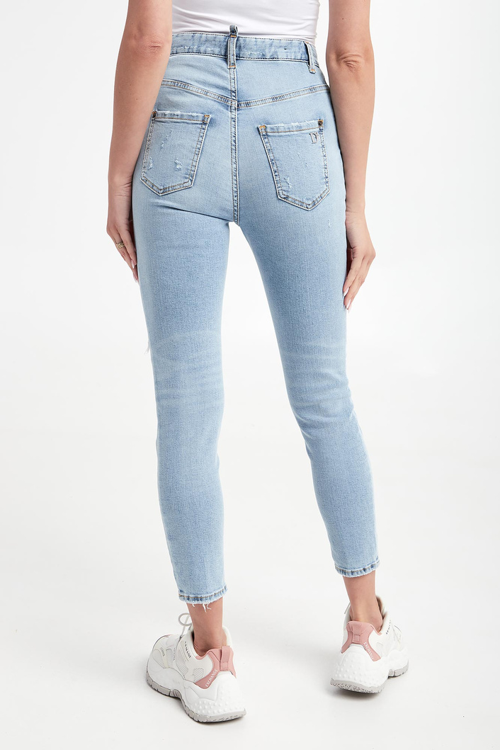 Jeansy damskie High Waist Cropped Twiggy DSQUARED2