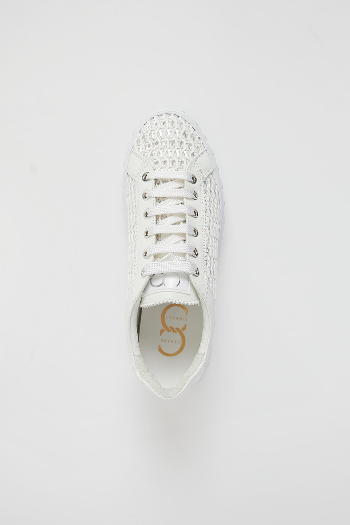 Sneakersy damskie skórzane CESARE CASADEI