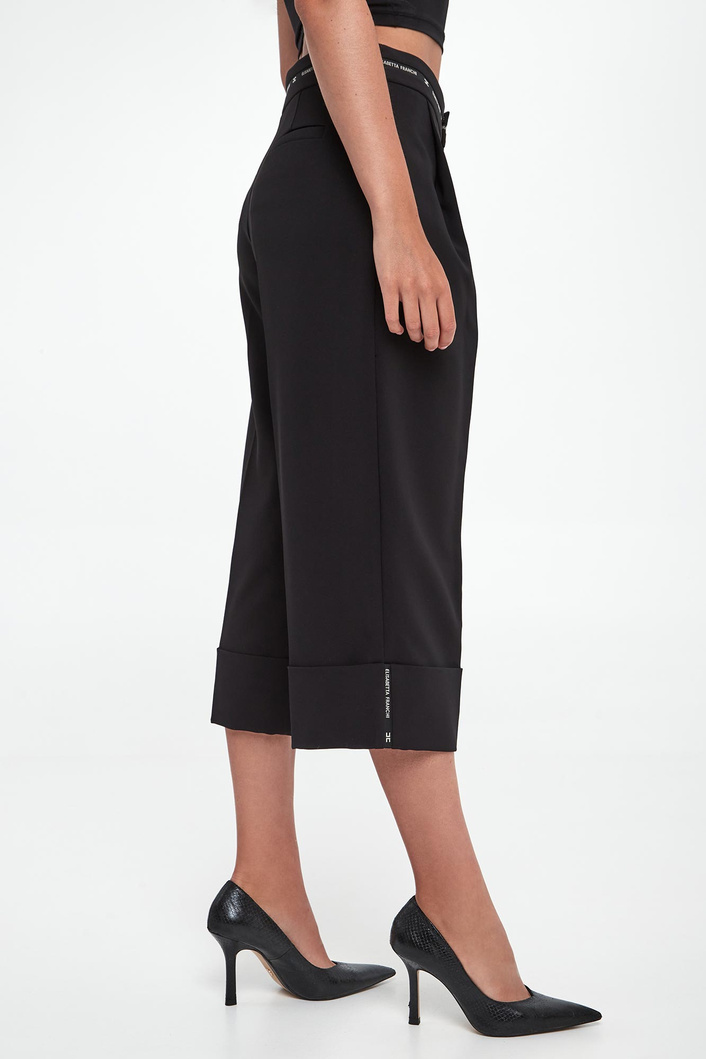 Bermudy damskie z krepy ELISABETTA FRANCHI