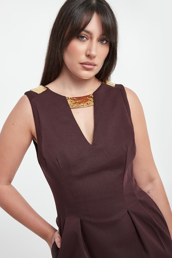 Sukienka damska z gabardyny ELISABETTA FRANCHI