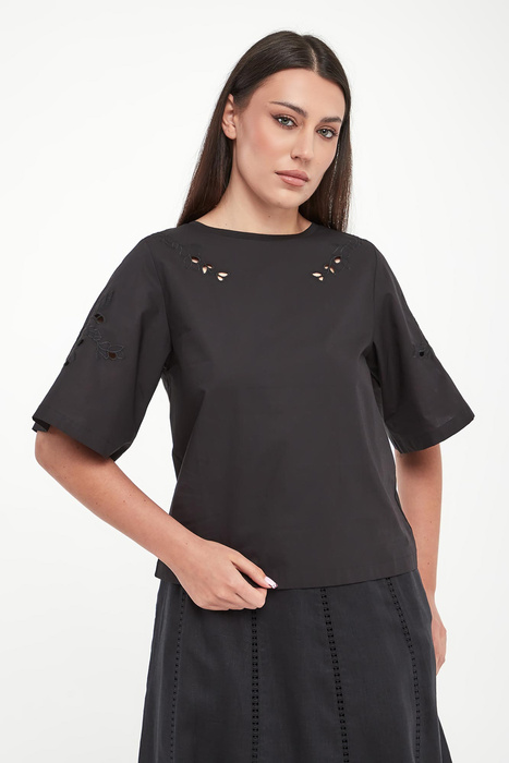T-shirt damski ażurowy Targa WEEKEND MAX MARA