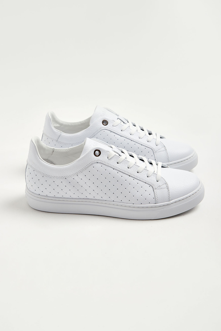 Sneakersy męskie skórzane BALDININI