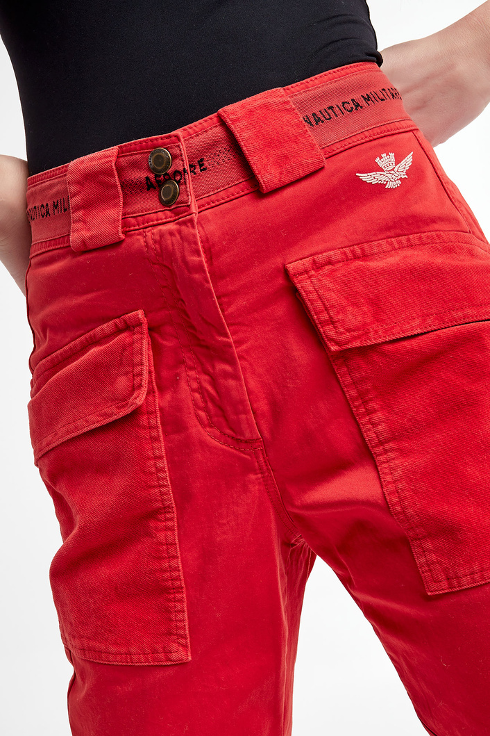 Spodnie damskie cargo AERONAUTICA MILITARE