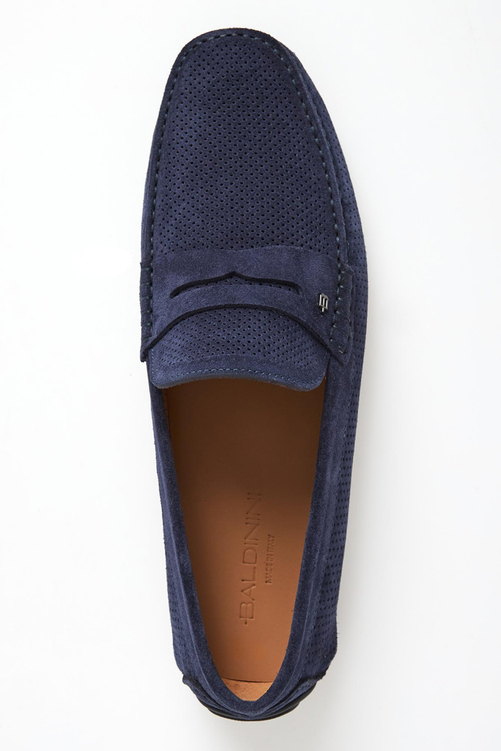 Mokasyny męskie zamszowe BALDININI