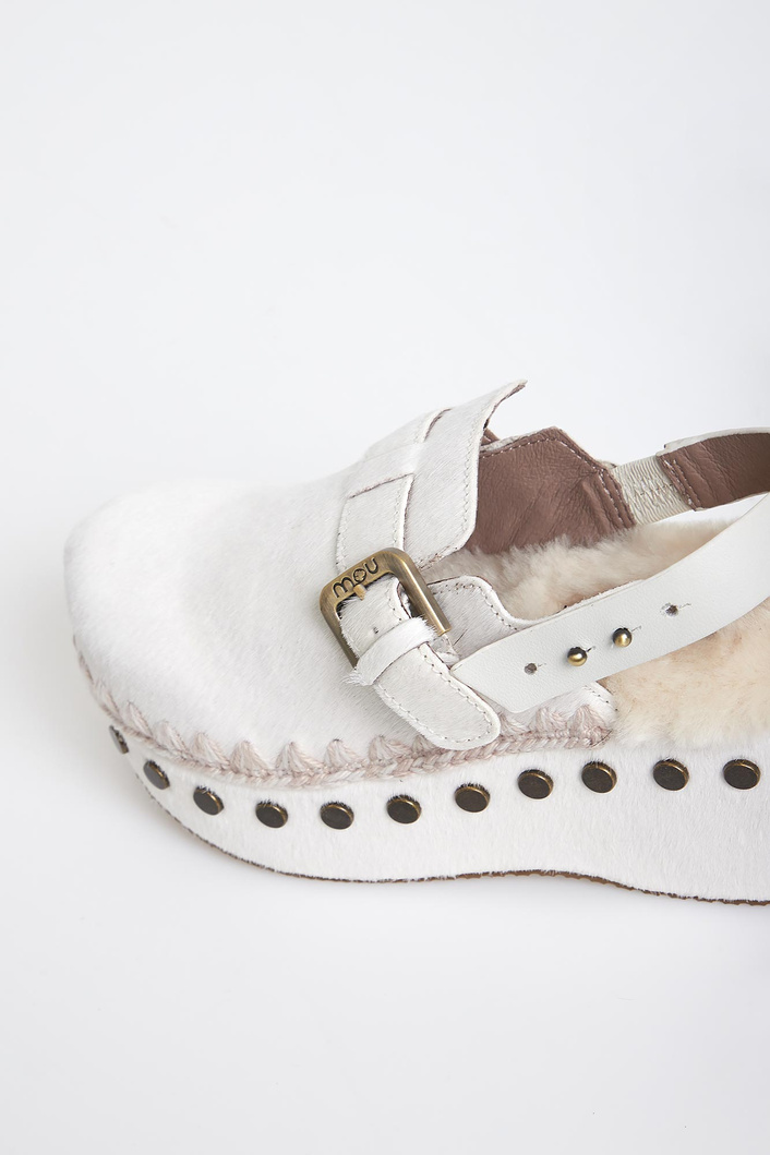 Klapki damski Pony skin clog MOU