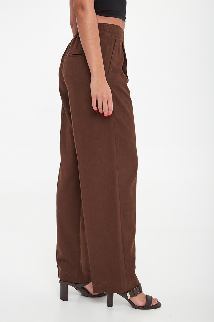 Spodnie damskie z lnem MLSTARGA MARELLA SPORT