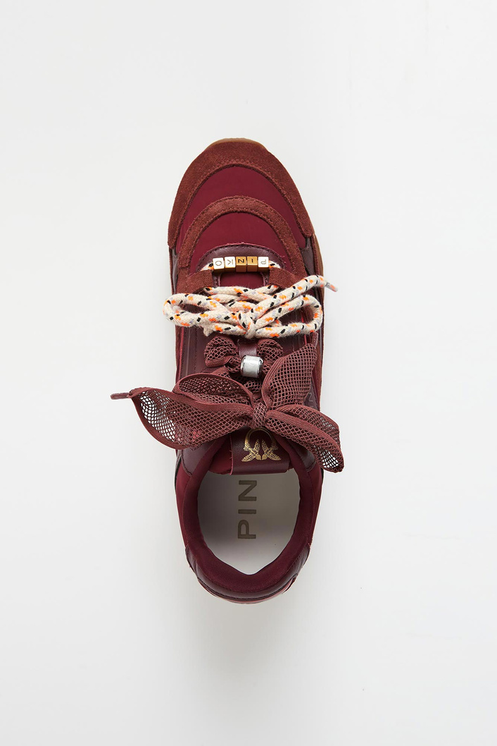 Sneakersy damskie zamszowe PINKO