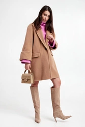 Płaszcz damski wełniany KARL LAGERFELD