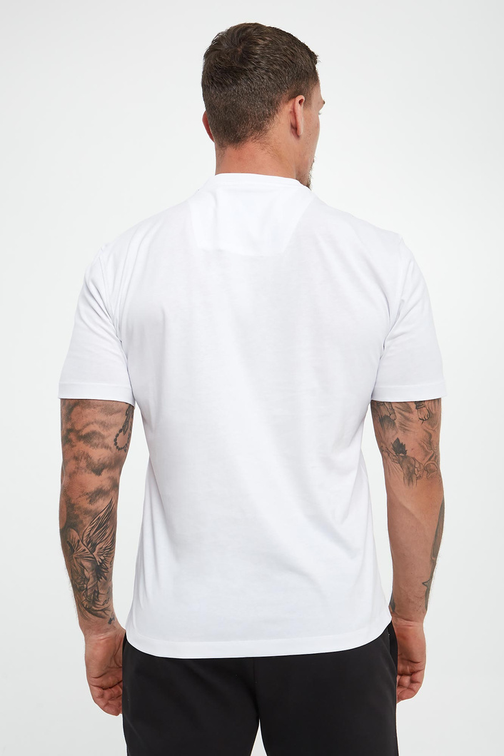 T-shirt męski z logo AERONAUTICA MILITARE