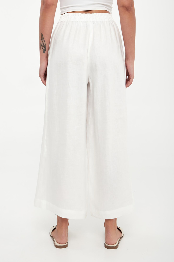 Spodnie damskie lniane Felino WEEKEND MAX MARA
