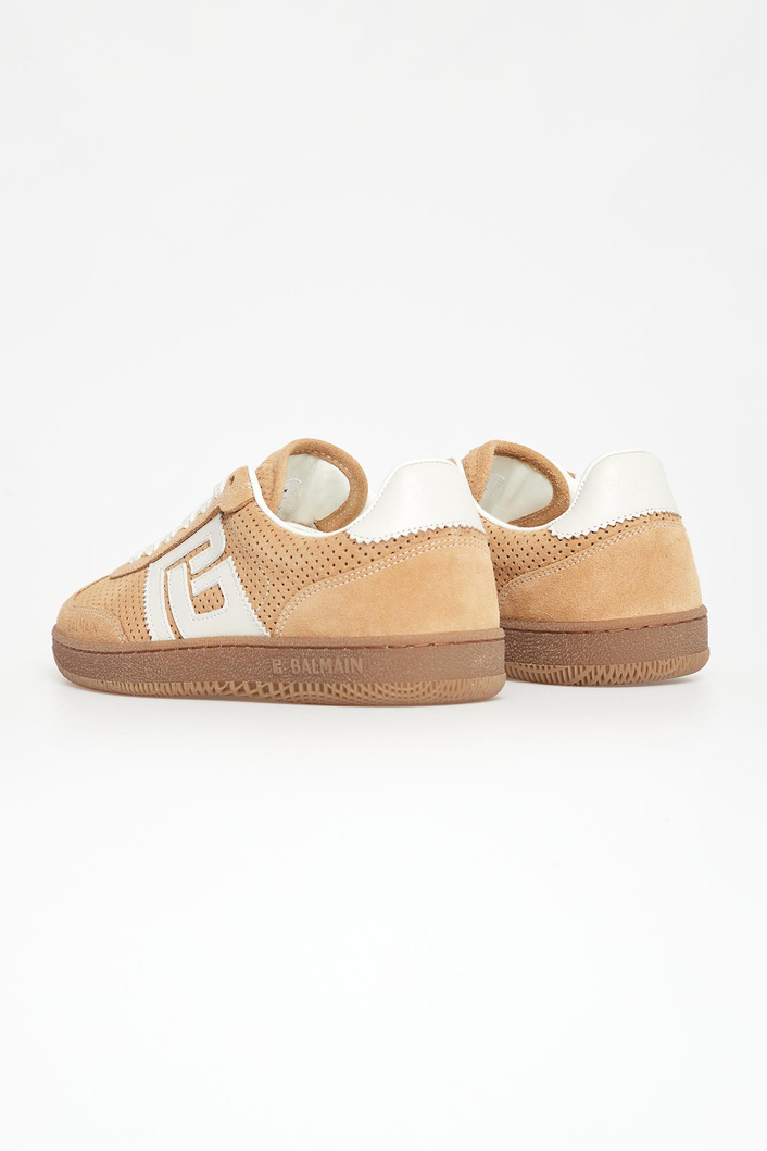 Sneakersy damskie skórzane Swan BALMAIN