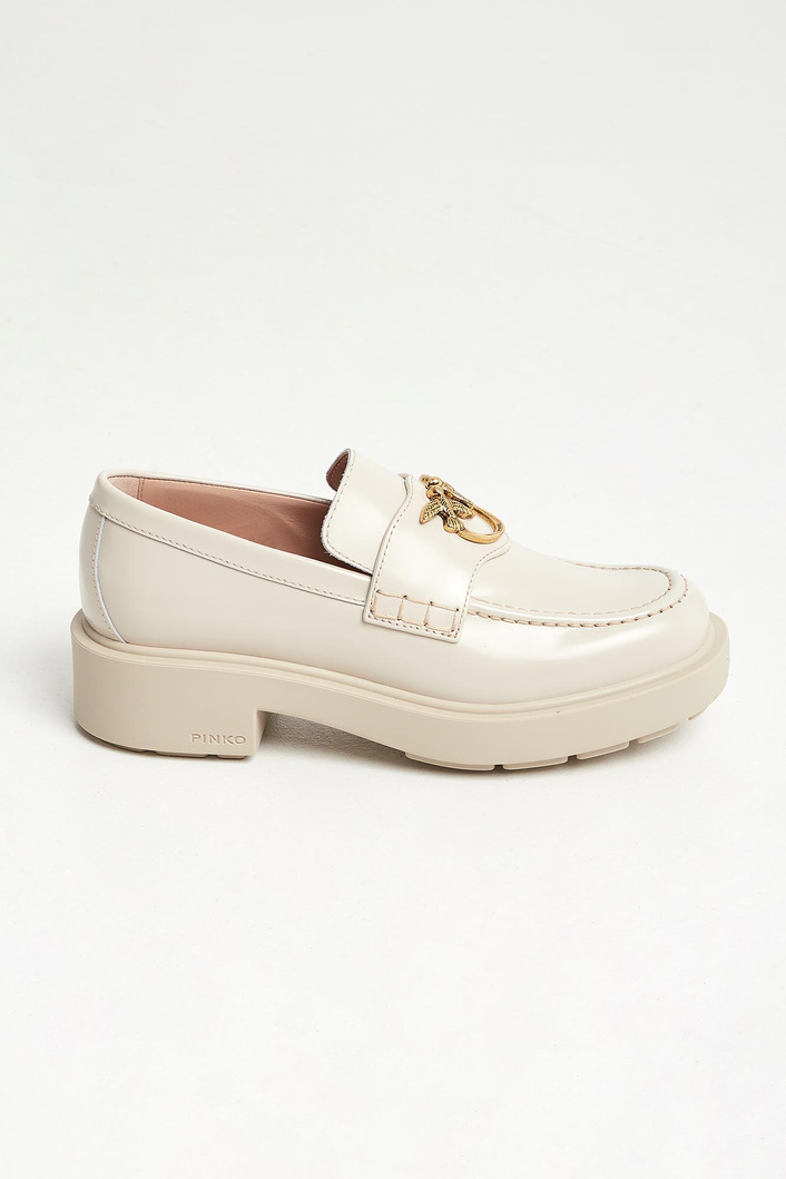 Mokasyny damskie skórzane PINKO