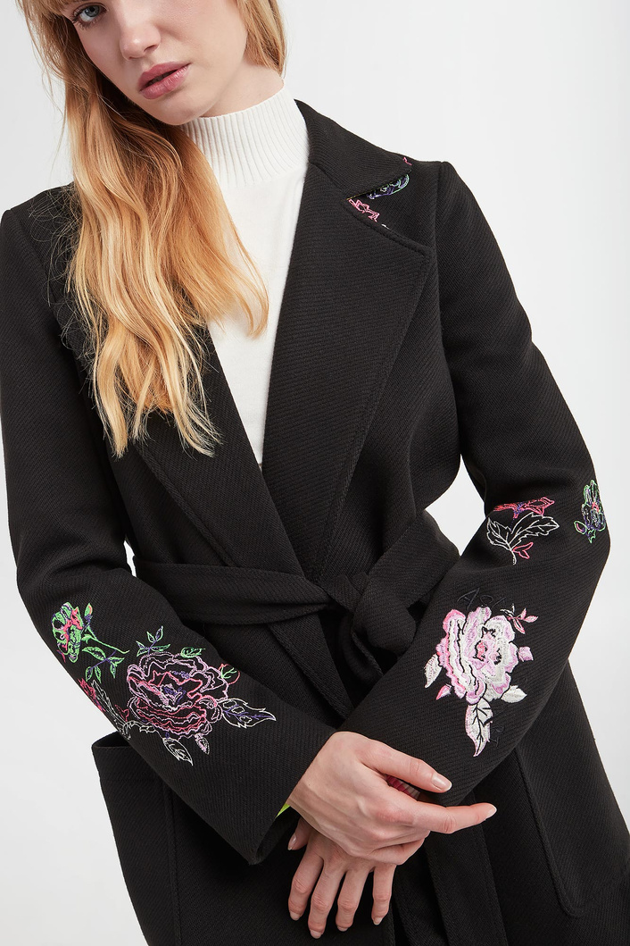 Płaszcz damski szlafrokowy TWINSET ACTITUDE