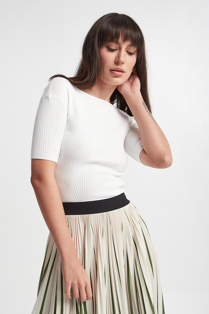 Sweter damski z krótkim rękawem Soraia WEEKEND MAX MARA