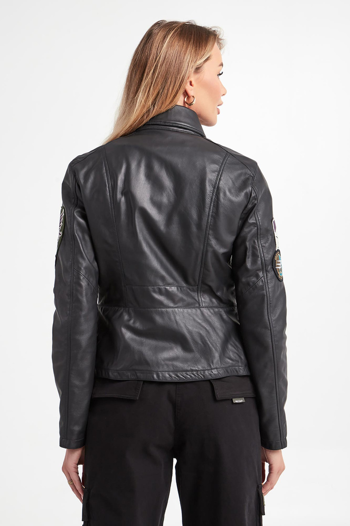 Kurtka damska skórzana AERONAUTICA MILITARE