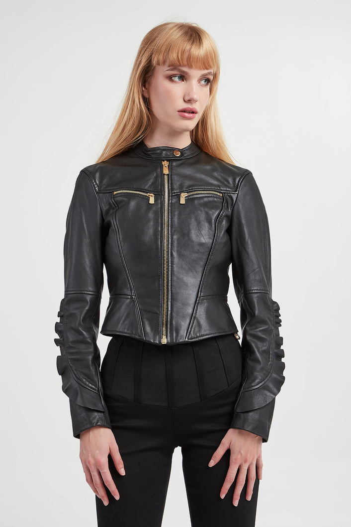 Ramoneska damska skórzana Betty PINKO