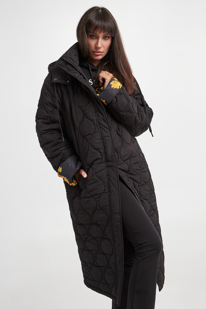 Płaszcz damski maxi VERSACE JEANS COUTURE