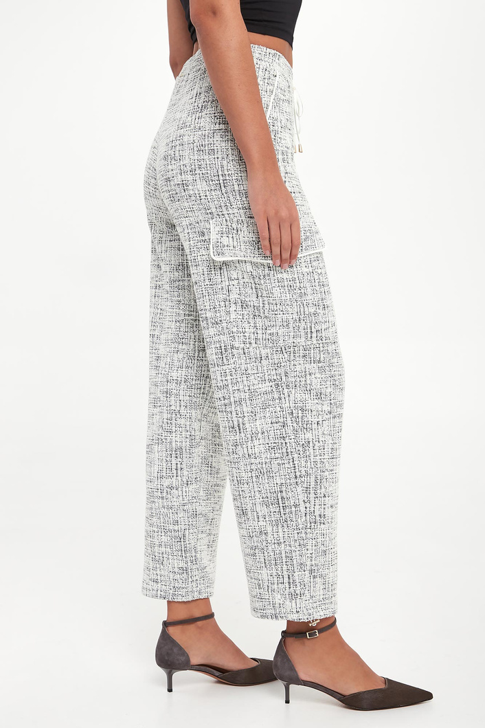 Spodnie damskie tweedowe cargo TWINSET U&B