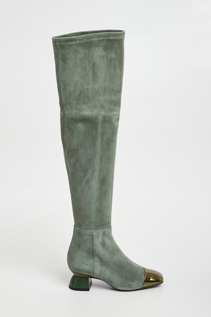 Kozaki maxi skórzane BALDININI