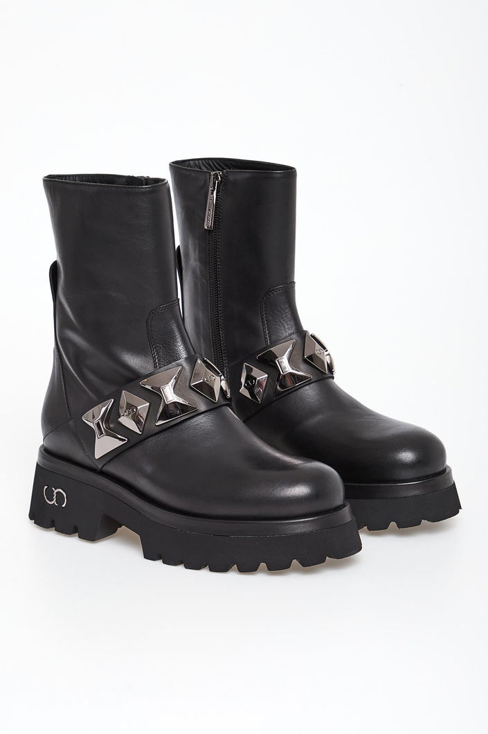 Botki damskie skórzane CESARE CASADEI