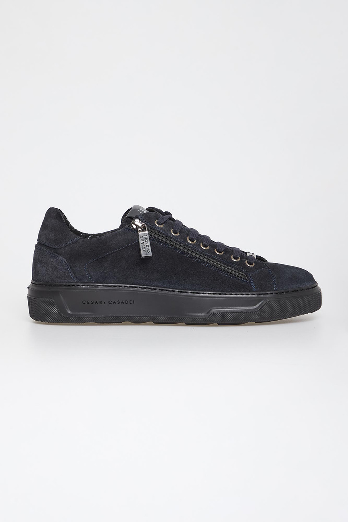 Sneakersy męskie zamszowe CESARE CASADEI